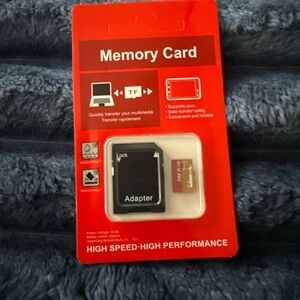 High-Speed Red and Black Memory Card Package
